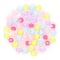12 Packs: 100 ct. (1,200 total) 9.5mm Pastel Mix Round Fashion Beads by Creatology™